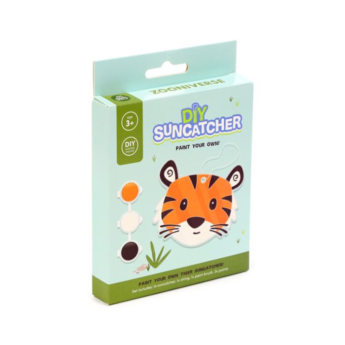Zooniverse Tiger Måla Din Egen Solfångare