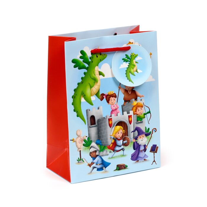 Knights & Dragons Presentpåse Medium