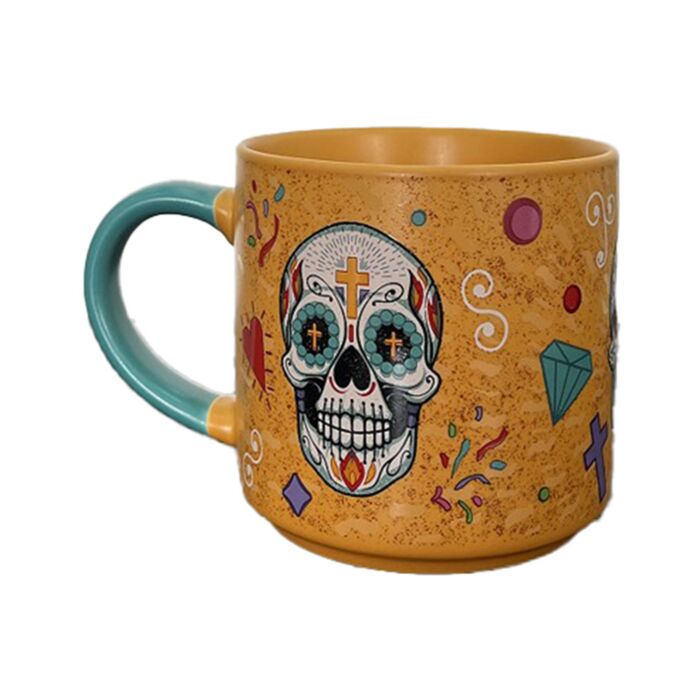 Day of the Dead Stor Porslinsmugg