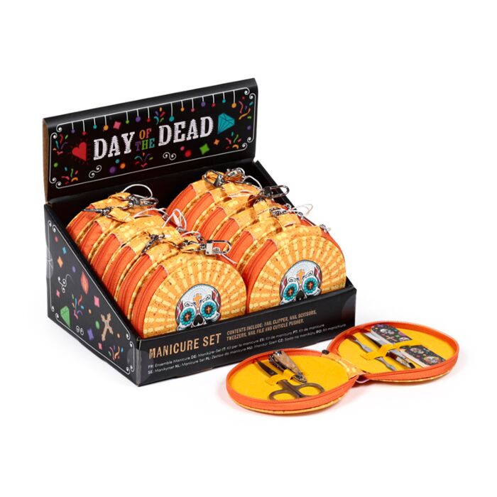 Day of the Dead Runt Manikyrset med 5 Delar