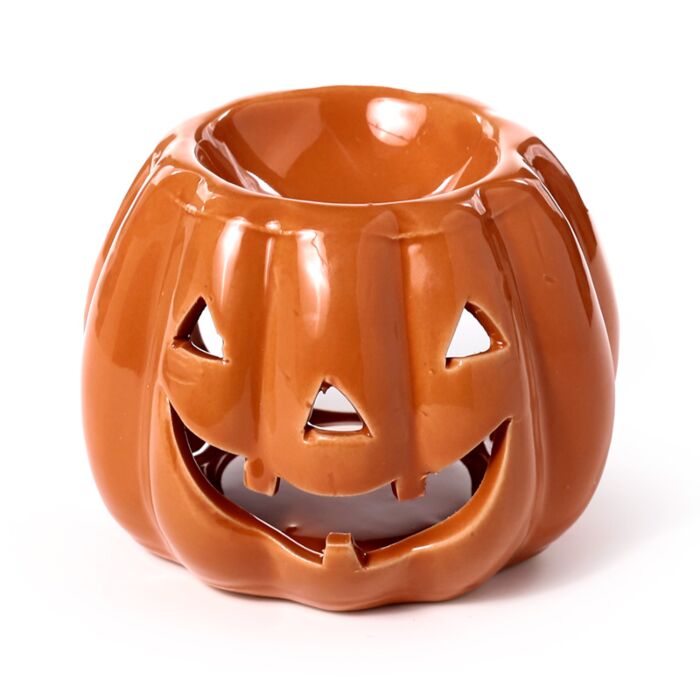 Pumpa Jack O Lantern Formad Aromalampa i Keramik