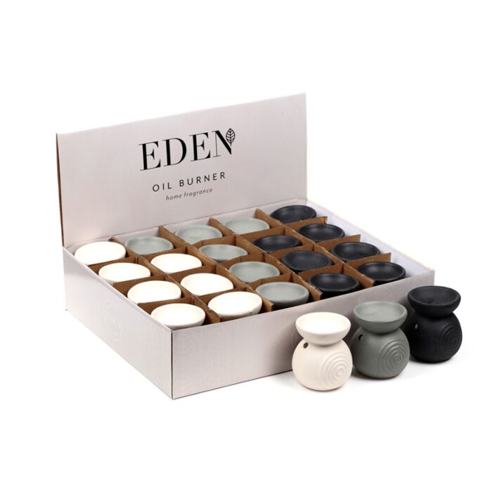 Eden Liten Spräcklig Spiralpräglad Aromalampa