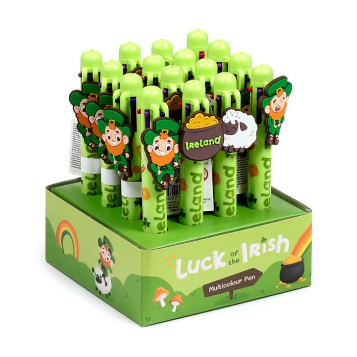 Luck of the Irish Irland Penna med Multifärg Berlock (6 Färger)