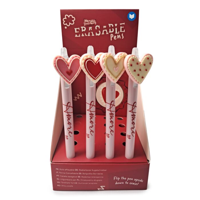 Inkredible Suddbar Bläckpenna med Amore Hjärta Topp