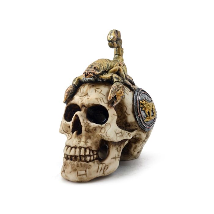 Skorpion Dödskalle Ornament