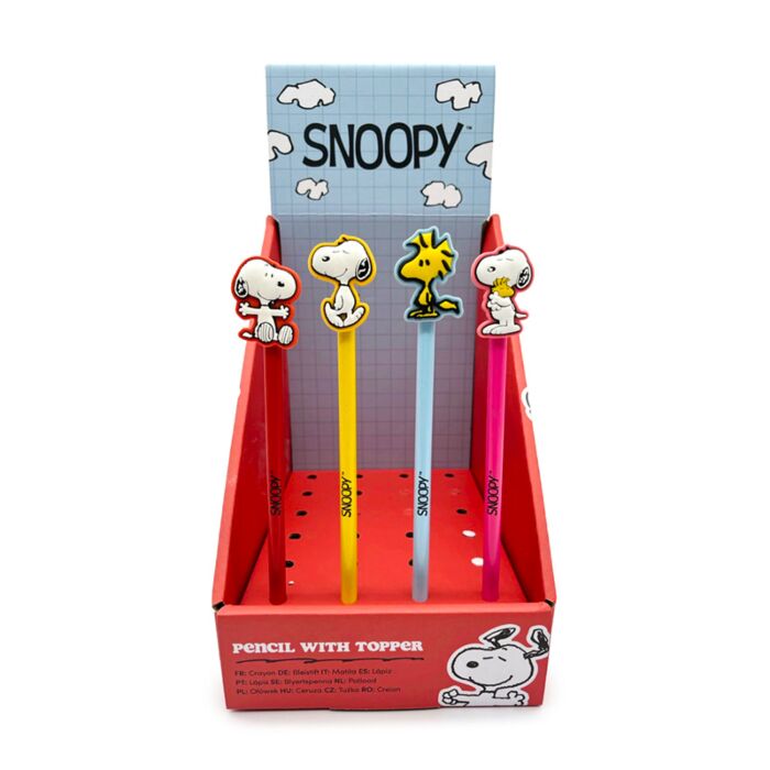 Peanuts Snobben Snoopy & Woodstock Penna med PVC-Topp