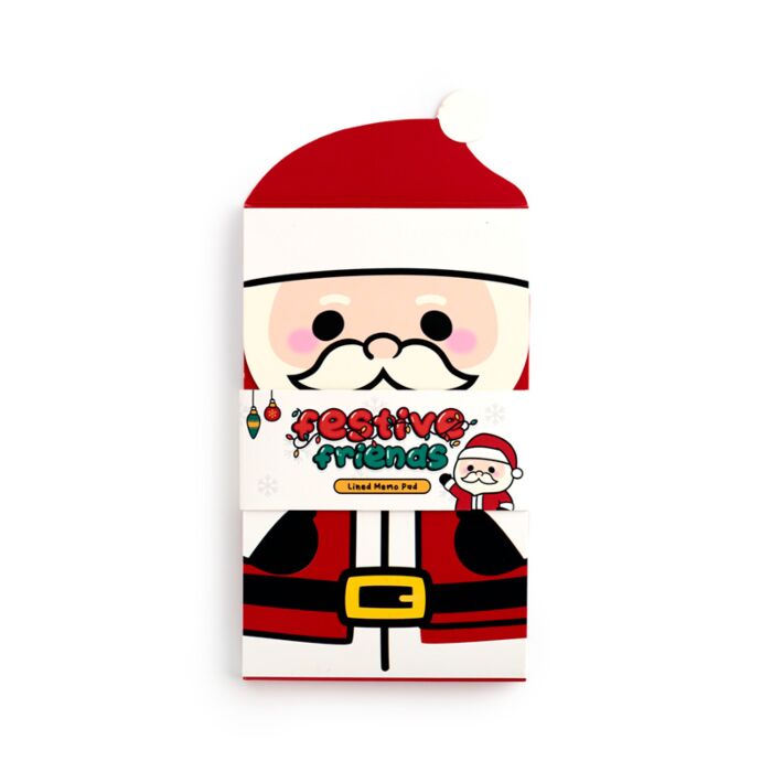 Jul Festive Friends Jultomte Flip Open Format Anteckningsblock