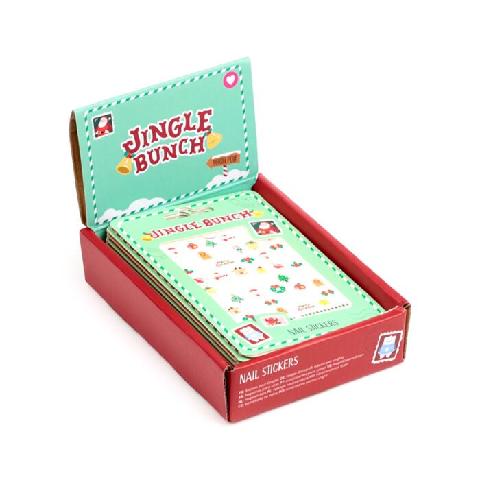 Jingle Bunch Jul Självhäftande Nagelstickers