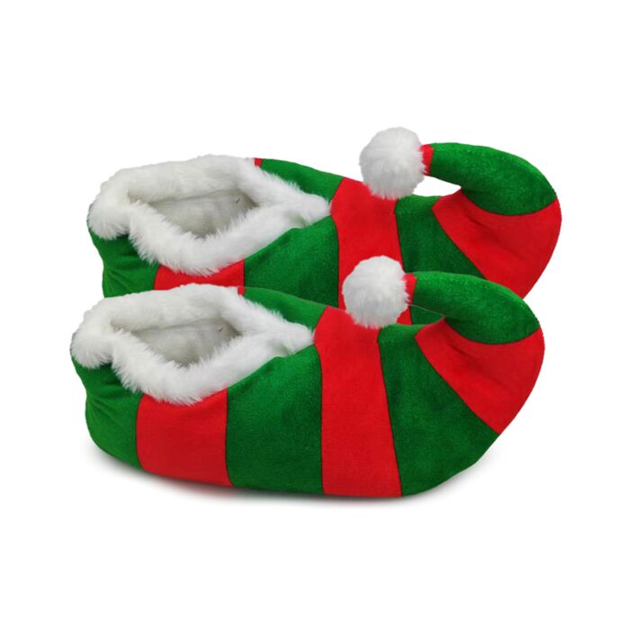 Jingle Bunch Jul Tomtenisse Tofflor (Unisex En Storlek)