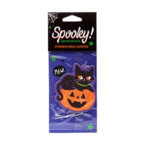 Pumpkin Spice Spooky Svart Katt & Pumpa Luftfräschare
