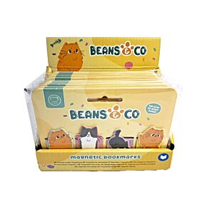 Beans & Co Cats Katt Magnetiskt Bokmärke-Set