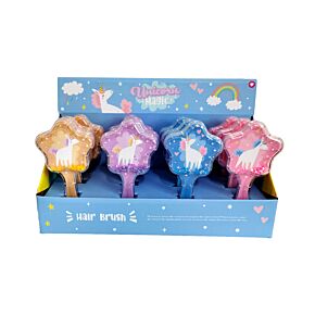Unicorn Magic Enhörning Stjärnformad Glitter Hårborste