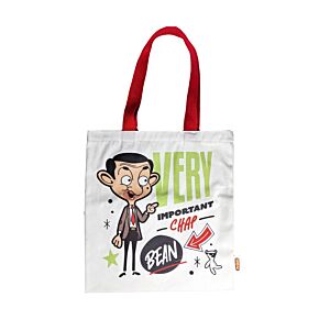 Mr Bean & Teddy Återanvändbar Tote Väska