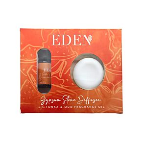 Tonka & Oud Gipssten Diffuser & Doftolja-Set