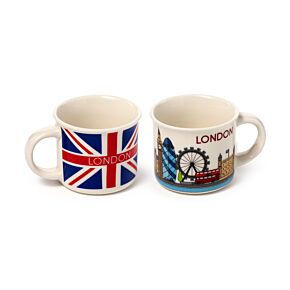 London Icons 2-Pack Espressokoppar i Porslin
