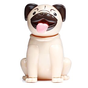 Mopps Mops Solcellsfigur