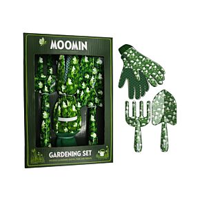 Mumin 3-Pack Planteringsspade, Handgrep & Handskar Trädgårdsset
