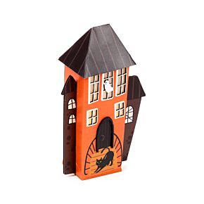 Spooky Svart Katt & Spöke Halloween LED-Hus Dekoration Spooky Svart Katt & Spöke Halloween LED-Hus Dekoration