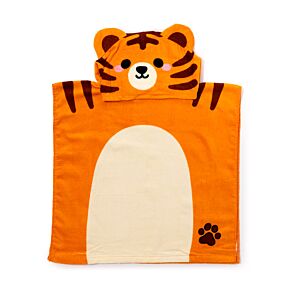 Alfie the Tiger Adoramals Barnhandduk med Huva