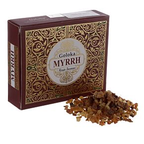 Goloka Rökelse Resin Myrra 30g