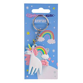 Unicorn Magic Enhörning Rosa PVC Nyckelring