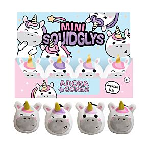 Squidglys Astra the Unicorn Adoracorns Enhörning Plysch Mini Nyckelring