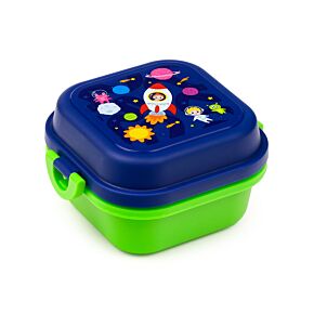 Space Cadets Rymd Clip Lock Staplad Bento Lunchlåda