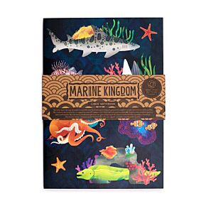 Marine Kingdom A5 Anteckningsbok med Återvunnet Papper