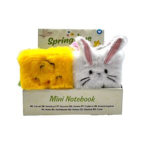 Springtime Ankunge & Kanin Plysch A7 Mini Anteckningsblock