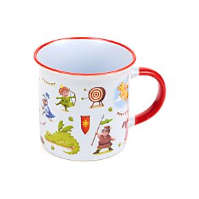 Knights & Dragons Finkantad Porslinsmugg