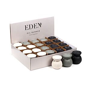 Eden Liten Spräcklig Spiralpräglad Aromalampa