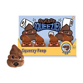 Queasy Squeezies Bajs Plysch Klämmig Leksak