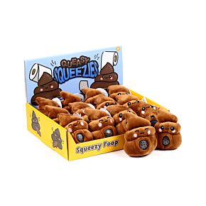 Queasy Squeezies Bajs Plysch Klämmig Leksak