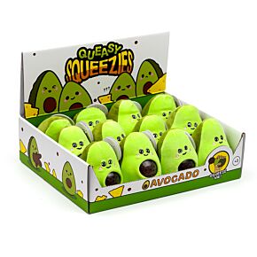 Queasy Squeezies Avokado Plysch Klämmig Leksak
