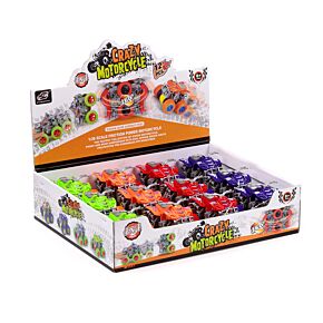 Fyrhjuling 4x4 Stunt Friction Push/Pull Action Leksak