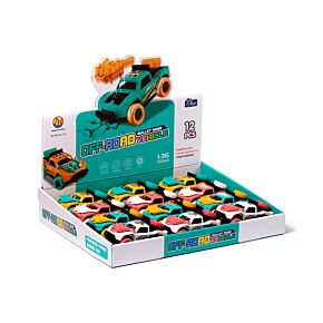 Engine Pop Stuntbil Push/Pull Actionleksak