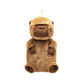 Capybara 650ml Varmvattenflaska med Plyschöverdrag