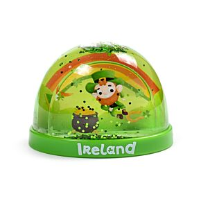Luck of the Irish Irland Medium Glitter Snöglob