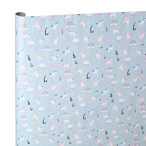 Unicorn Magic Enhörning 3m Omslagspapper Rulle