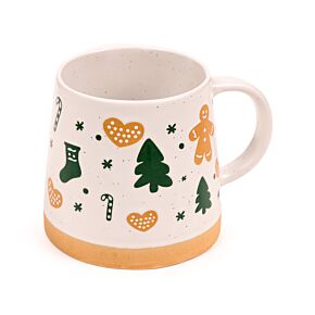 Pepparkaksgubbe Avsmalnad Mugg i Stengods