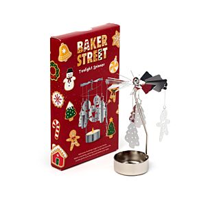 Baker Street Jul Pepparkaksgubbe Spinner Änglaspel Värmeljushållare