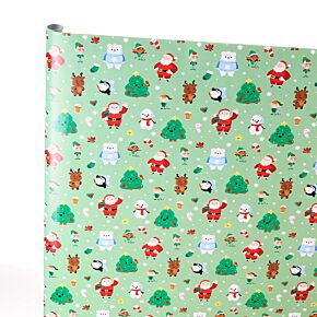 Jul Jingle Bunch 3m Omslagspapper Rulle