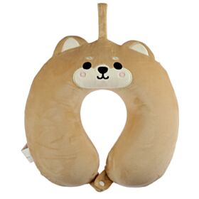Relaxeazzz Shiba Inu Hund Plysch Resekudde Minneskum