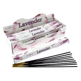 Stamford Premium Hex Rökelse Stickor - Lavendel 37102