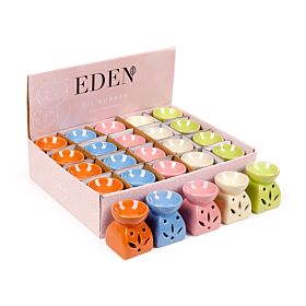 Ljus Enfärgad Aromalampa med Lövformad Öppning