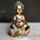 Liten Buddha och Lotus Backflow Rökelsebrännare
