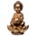 Liten Buddha och Lotus Backflow Rökelsebrännare