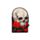 Skulls & Roses Magnetiskt Bokmärke-Set