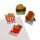 Foodiemals Fast Food Magnetiskt Bokmärke-Set