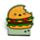 Foodiemals Fast Food Magnetiskt Bokmärke-Set